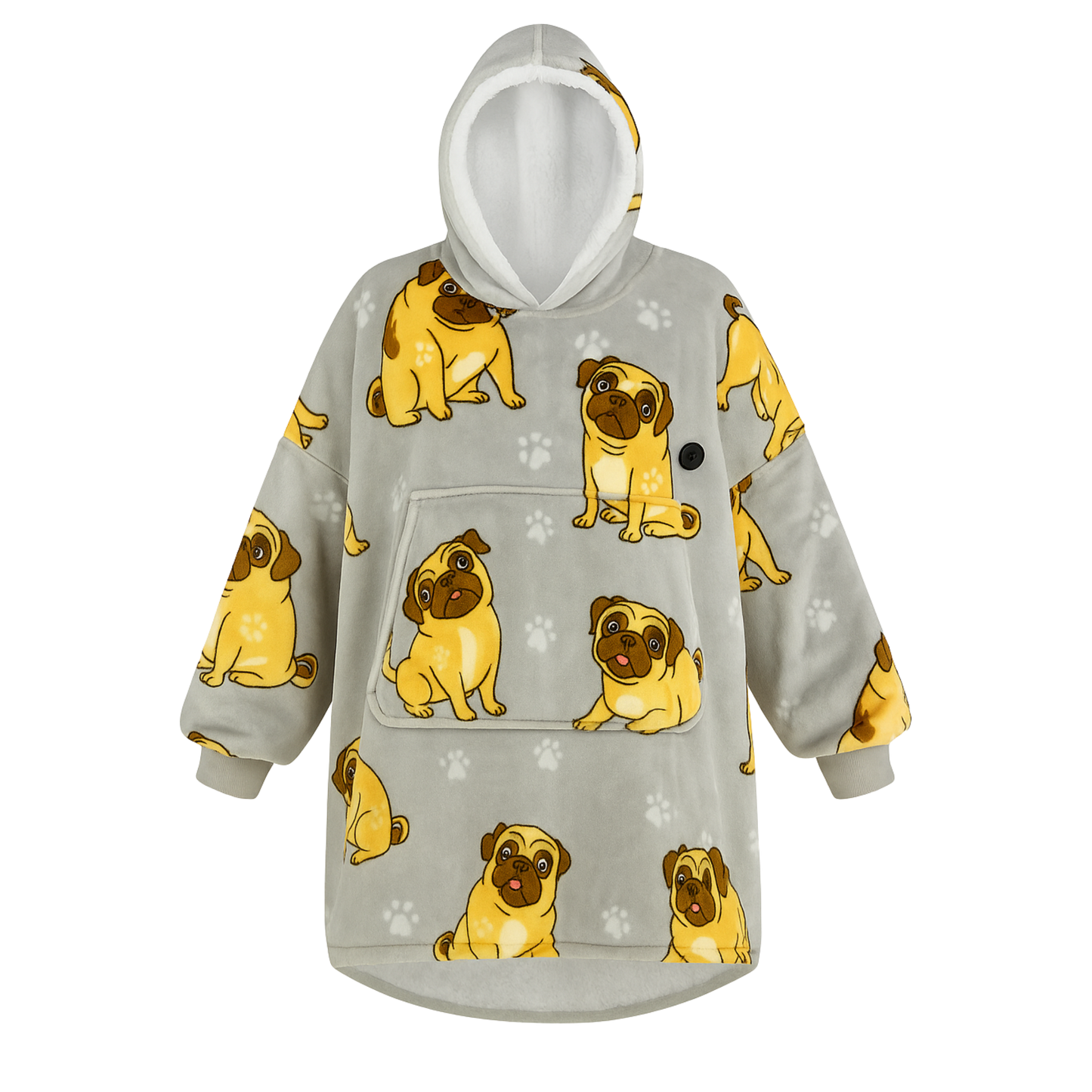 Snuggl™ Heated Blanket Hoodie — Oversized Sherpa Warmth with Rechargeable Battery