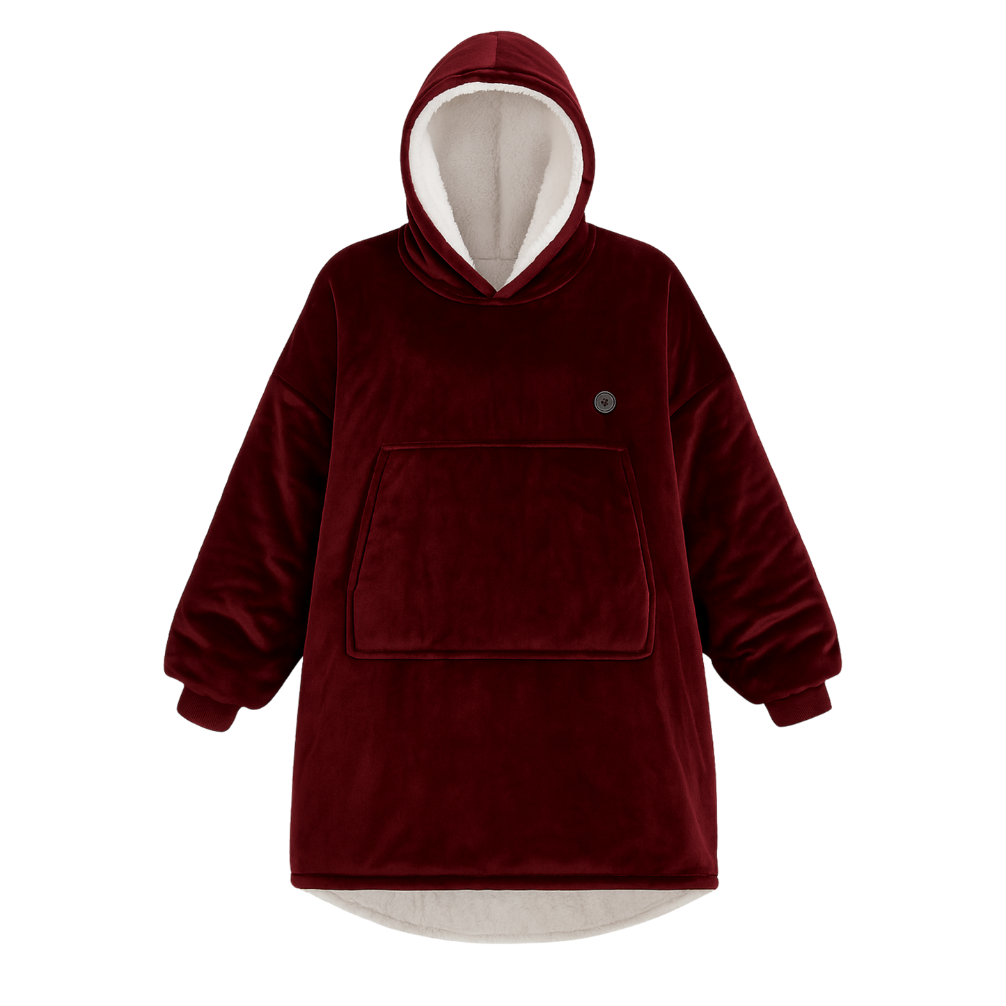 Snuggl™ Heated Blanket Hoodie — Oversized Sherpa Warmth with Rechargeable Battery