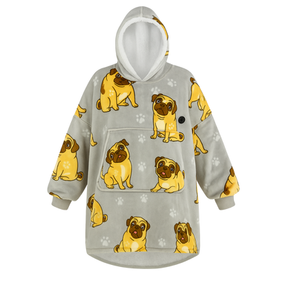 Snuggl™ Heated Blanket Hoodie — Oversized Sherpa Warmth with Rechargeable Battery