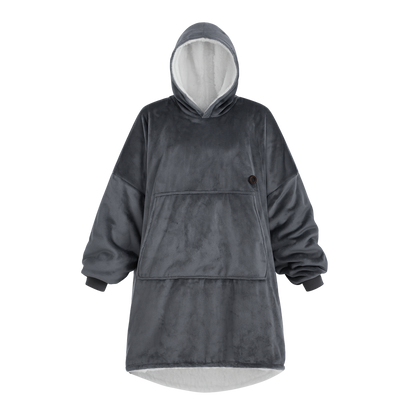 Snuggl™ Heated Blanket Hoodie — Oversized Sherpa Warmth with Rechargeable Battery