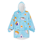 Snuggl™ Heated Blanket Hoodie — Oversized Sherpa Warmth with Rechargeable Battery